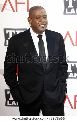 LOS ANGELES - JUN 9:  Forest Whitaker arriving at the 39th AFI Life Achievement Award Honoring Morgan Freeman at Sony Pictures Studios on June 9, 2011 in Culver City, CA