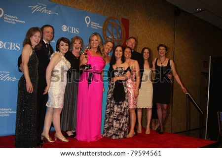 LAS VEGAS - JUN 19:  Young and Restless Writers, including Maria Bell in the Press Room of the  38th Daytime Emmy Awards at Hilton Hotel & Casino on June 19, 2010 in Las Vegas, NV.