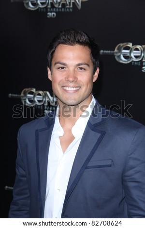 LOS ANGELES - AUG 11:  Michael Copon arriving at the World Premiere of 