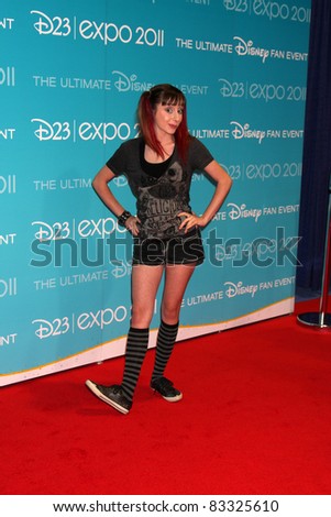 LOS ANGELES - AUG 19:  Allisyn Ashley Arm at the D23 Expo 2011 at the Anaheim Convention Center on August 19, 2011 in Anaheim, CA