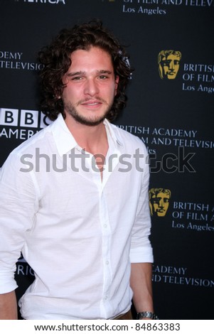 LOS ANGELES - SEP 17:  Kit Harington arrives at the 9th Annual BAFTA Los Angeles TV Tea Party. at L\'Ermitage Beverly Hills Hotel on September 17, 2011 in Beverly Hills, CA