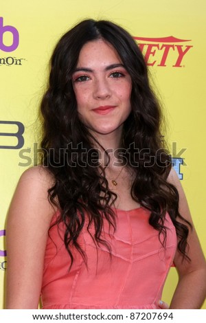 stock photo LOS ANGELES OCT 22 Isabelle Fuhrman arriving at the 2011