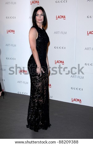 LOS ANGELES - NOV 5:  Emily Blunt arrives at the LACMA Art + Film Gala at LA County Museum of Art on November 5, 2011 in Los Angeles, CA