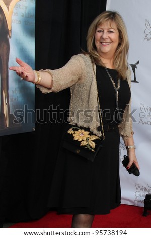 LOS ANGELES - FEB 19:  Karen Harris, General Hospital Writer arrives at the 2012 Writers Guild Awards at the Hollywood Palladium on February 19, 2012 in Los Angeles, CA.