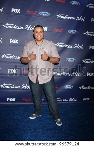 LOS ANGELES - MAR 1:  Jeremy Rosado.Colton Dixon arrives at the American Idol Season 11 Top 13 Party at the The Grove Parking Structure Rooftop on March 1, 2012 in Los Angeles, CA