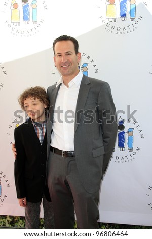 LOS ANGELES - MAR 4:  Maxim Knight, Darryl Frank arrives at the  Have A Dream Foundation\'s 14th Annual Dreamers Brunch at the Skirball Cultural Center on March 4, 2012 in Los Angeles, CA