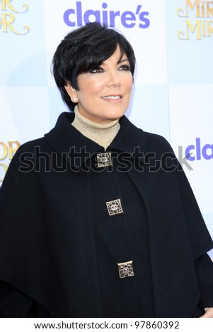 LOS ANGELES - MAR 17:  Kris Jenner at the \