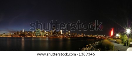 Manhattan Skyline from Long Island City 1 (Panorama)