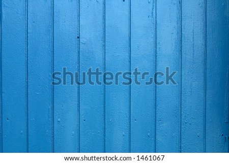 Blue painted wood, Mediterranean colors