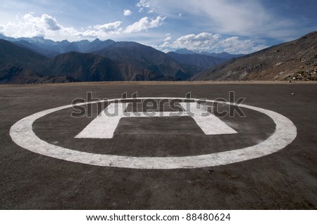 Himalayan landing pad.