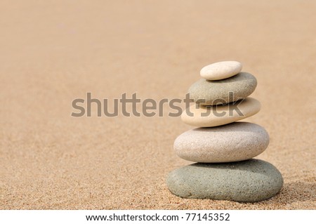 Balance, zen stones