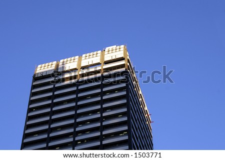 Morning Light Hits Office Building, Sydney, Australia