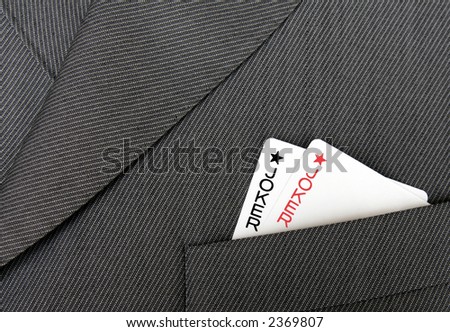 Card Suit - The Joker, Gambling Cards In A Suit Jacket Pocket