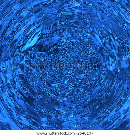 Blue Water, Liquid Fluid Or Metal Abstract, Background, Wallpaper
