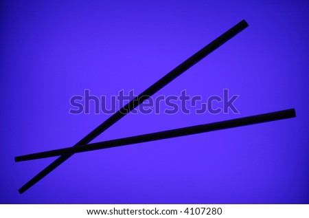Chopsticks Silhouette