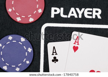 Player - Casino Cards And Chips On Table