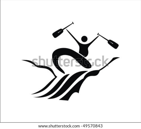 Kayak Stock Vector Illustration 49570843 : Shutterstock
