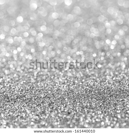 Abstract Silver Glitter Background