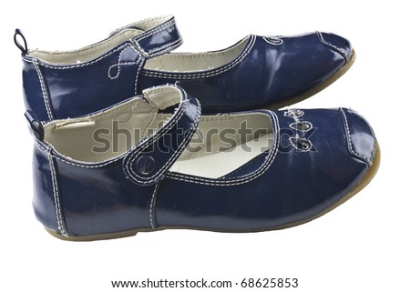 Toddler blue dress shoes