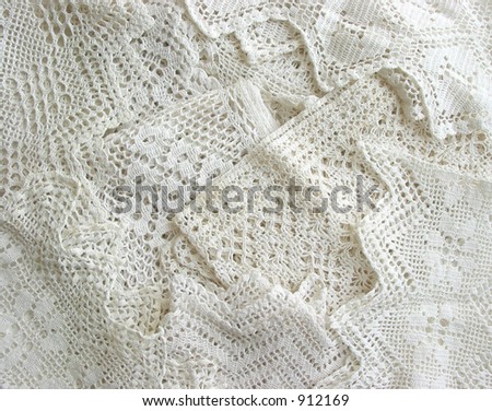 Background of white vintage lace