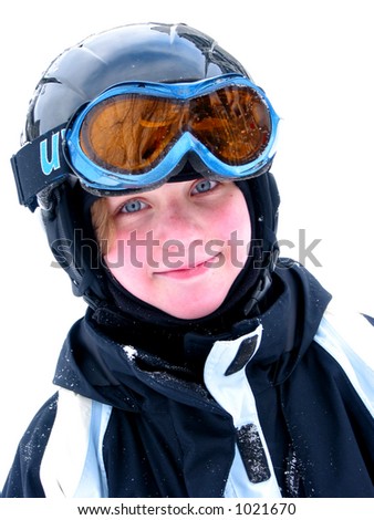 cute girls with goggles