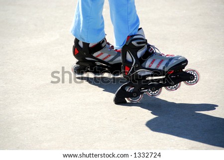 New kids rollerblades. No logos are visible.