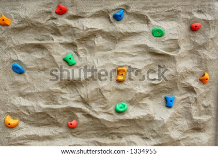Rock climbing wall background