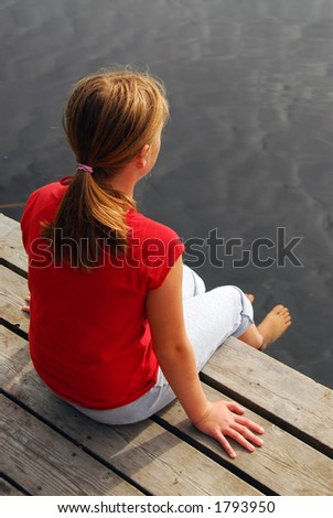  In The Lake From A Wooden Boat Dock Stock Photo 1793950 : Shutterstock