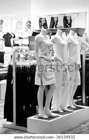 Black And White Store