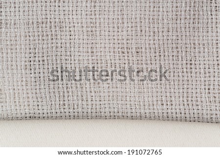 Closeup detail of beige texture background.