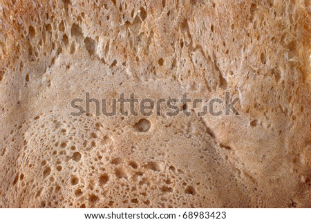 Bread texture detail, food texture.