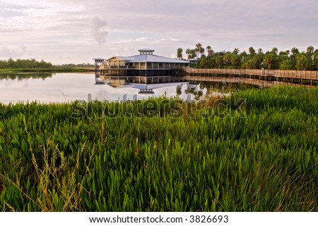 south florida wetland boardwalk and nature center