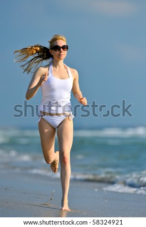 Female Running Images