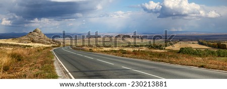 The road from Semey to Ust-Kamenogorsk, East Kazakhstan