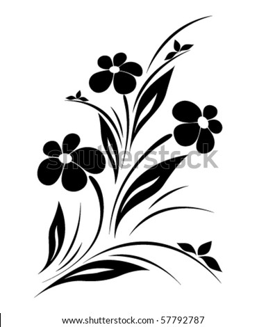  Nouveau Free Vector on Stock Vector Vector Flower Pattern On White Background 57792787 Jpg