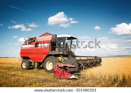combine harvester