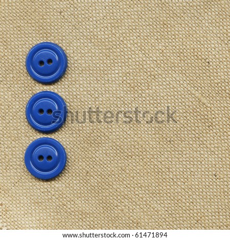 Buttons on the old clothes