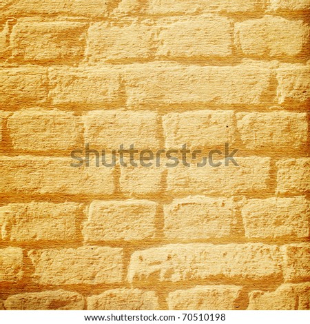 Cardboard Brick Wall