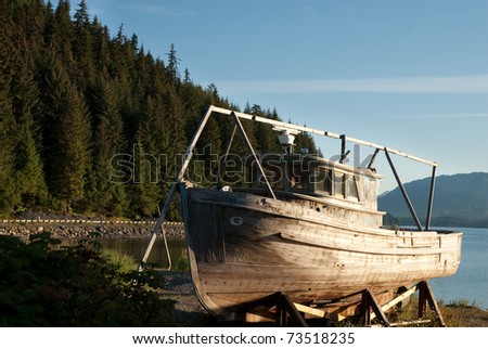 Old Fishing Boat Stock Photo 73518235 : Shutterstock
