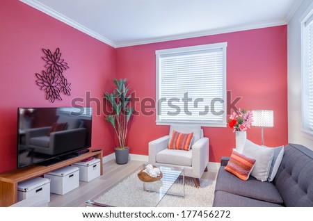 Interior Design Of A Luxury Living Room