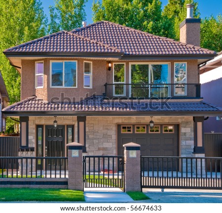 Luxury House on Luxury House In Vancouver  Canada  Stock Photo 56674633   Shutterstock