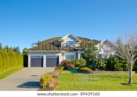a very neat and tidy home with gorgeous outdoor landscape in suburbs of Vancouver, Canada