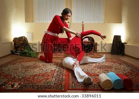 Thai massage is a type of massage in Thai style that involves stretching and deep massage.