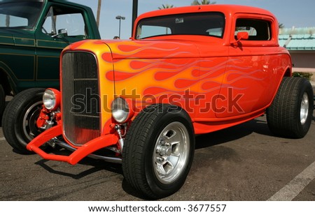 Classic Street Rod At Show