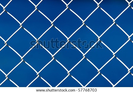 white wire fence