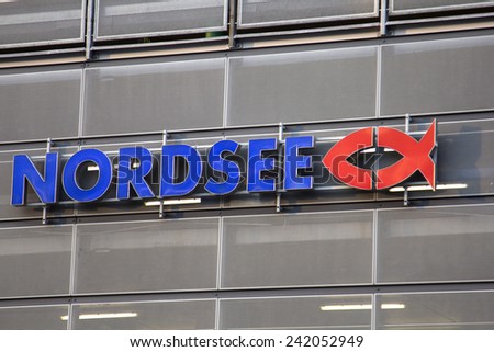 Innsbruck,Austria - July 26,2014: Nordsee is a German fast-food restaurant chain specialising in seafood.