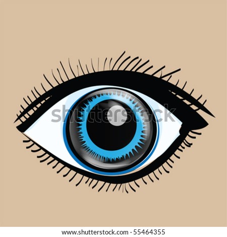 Blue Eyes Clipart. Eye Vector Clip Art