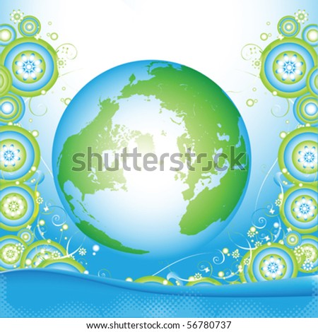 earth globe clip art. stock vector : Earth Globe