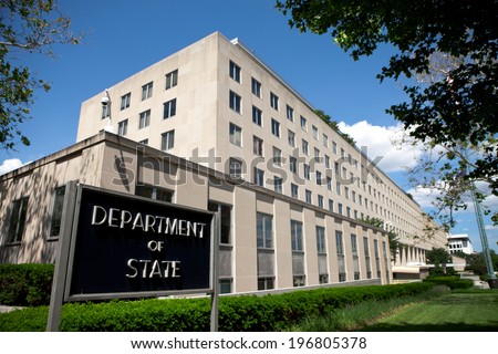 WASHINGTON - JUNE 1: U. S. Department of State Headquarters on June 1, 2014 in Washington, DC.