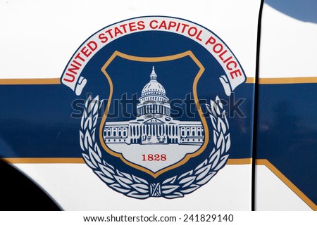 WASHINGTON, DC - DECEMBER 26: United States Capitol Police car in Washington, DC on December 26, 2014.